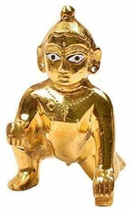 Metal Laddu Gopal Baby Krishna Bal Gopal