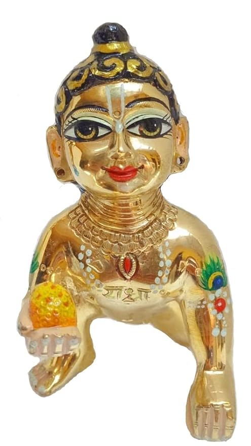 Painted vrindawan laddu Gopal