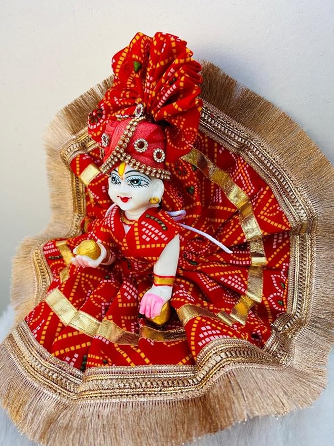 Buyagain Kanha Ji/Thakur Ji Dress/Poshak/Pagdi