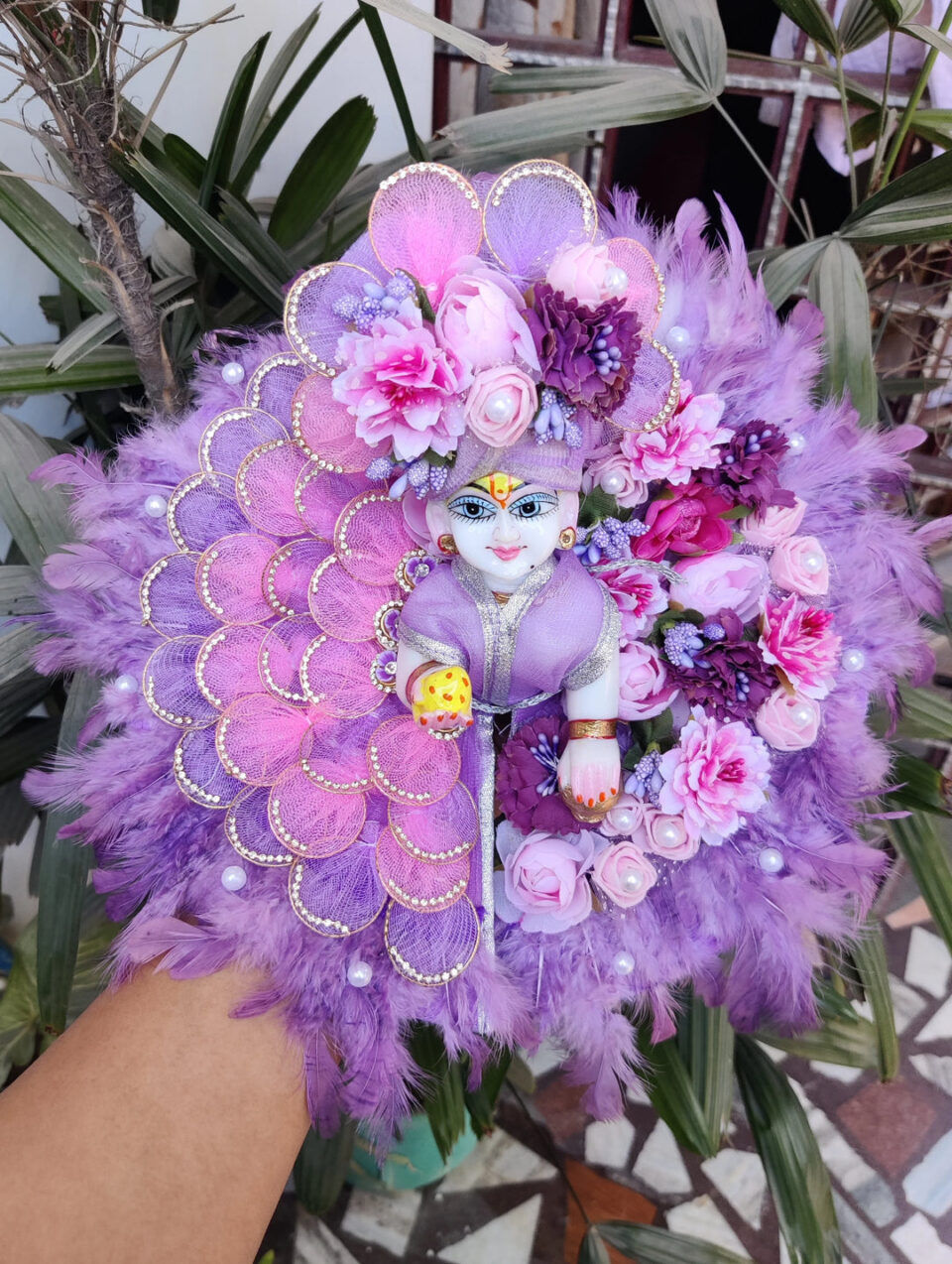 LADDU GOPAL FLOWER CLOTH